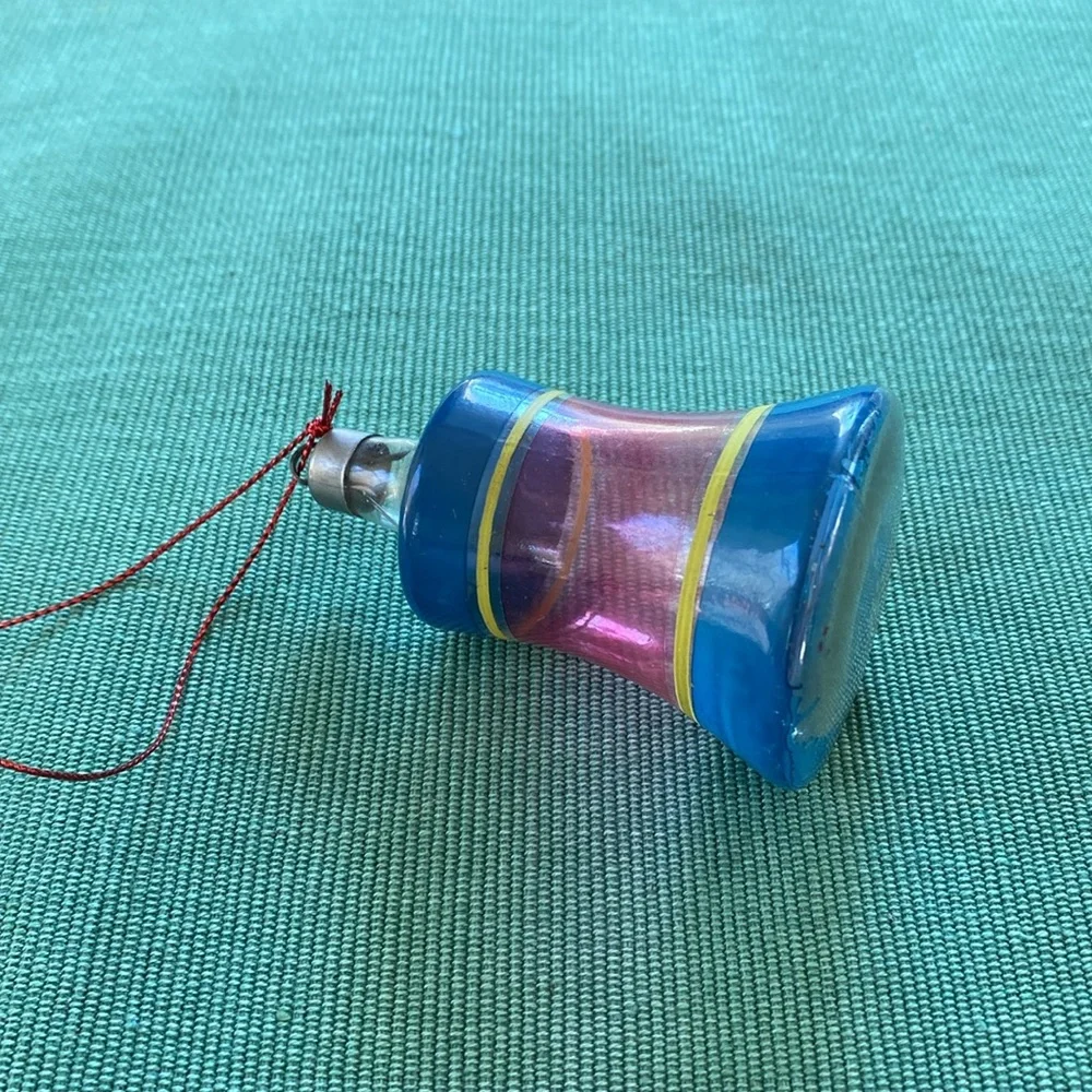 Vintage Glass Bell Ornament - Picture 2 of 4